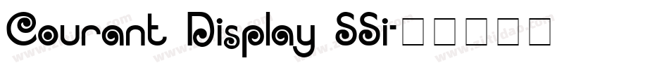 Courant Display SSi字体转换
